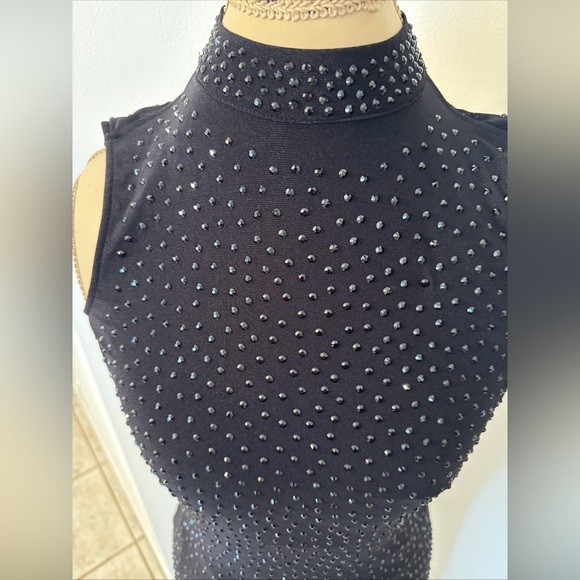 Fashion Nova Black Sleeveless Halter Bodycon Maxi - Picture 3 of 13